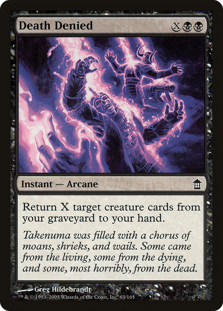 Death Denied (063) Foil - Saviors of Kamigawa