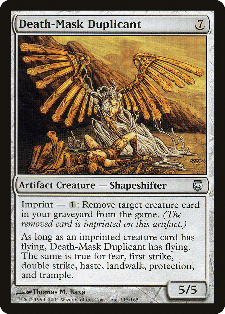 Death-Mask Duplicant (115) - Darksteel