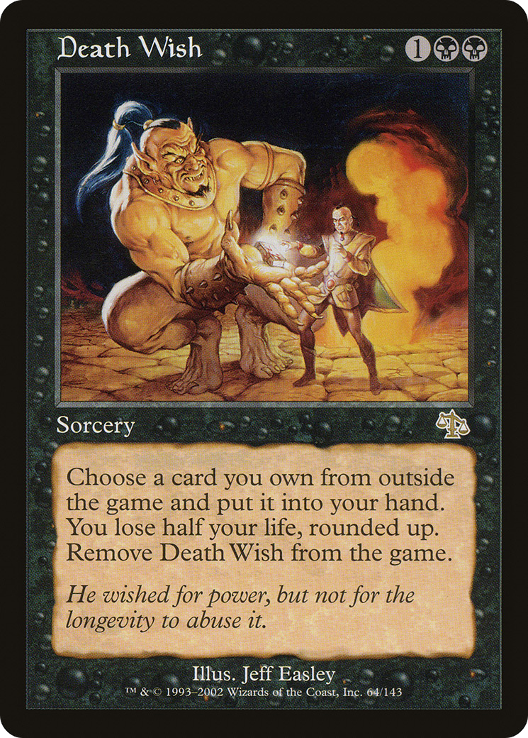 Death Wish (064) Foil - Judgment