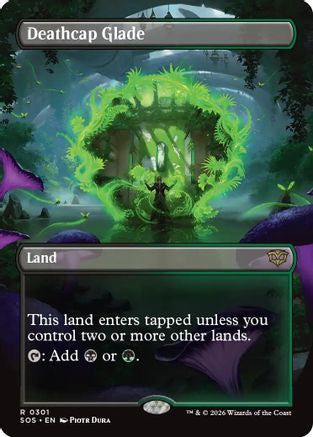 Deathcap Glade (Borderless) (301) Foil - Secrets of Strixhaven