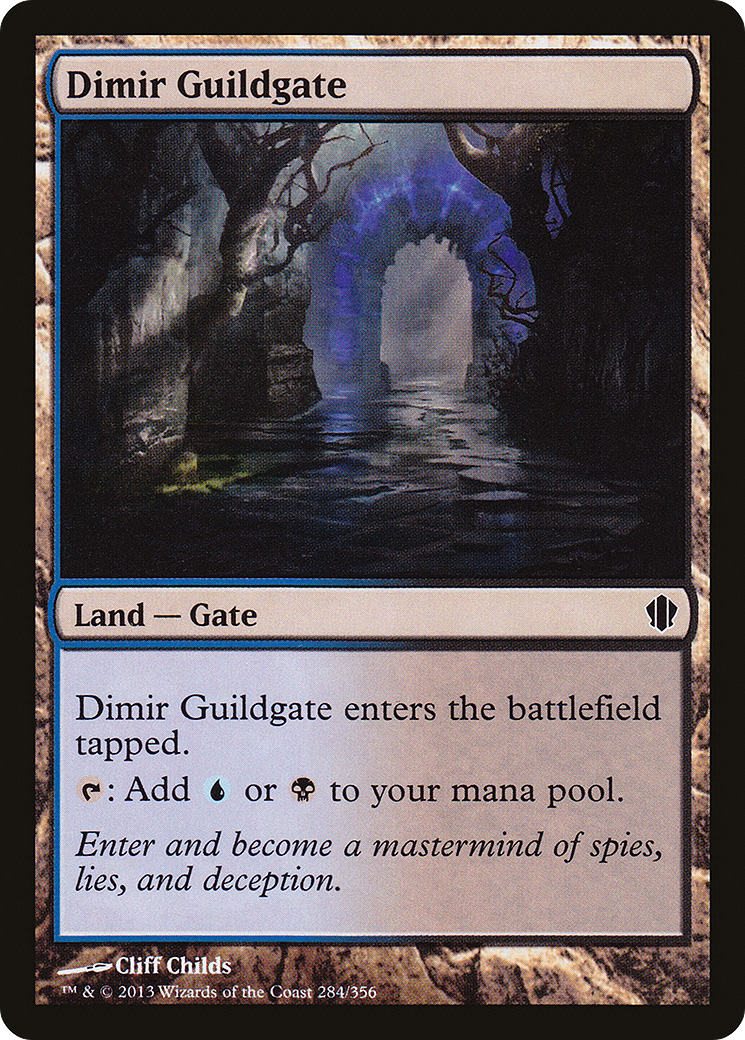 Dimir Guildgate (284) - Commander 2013