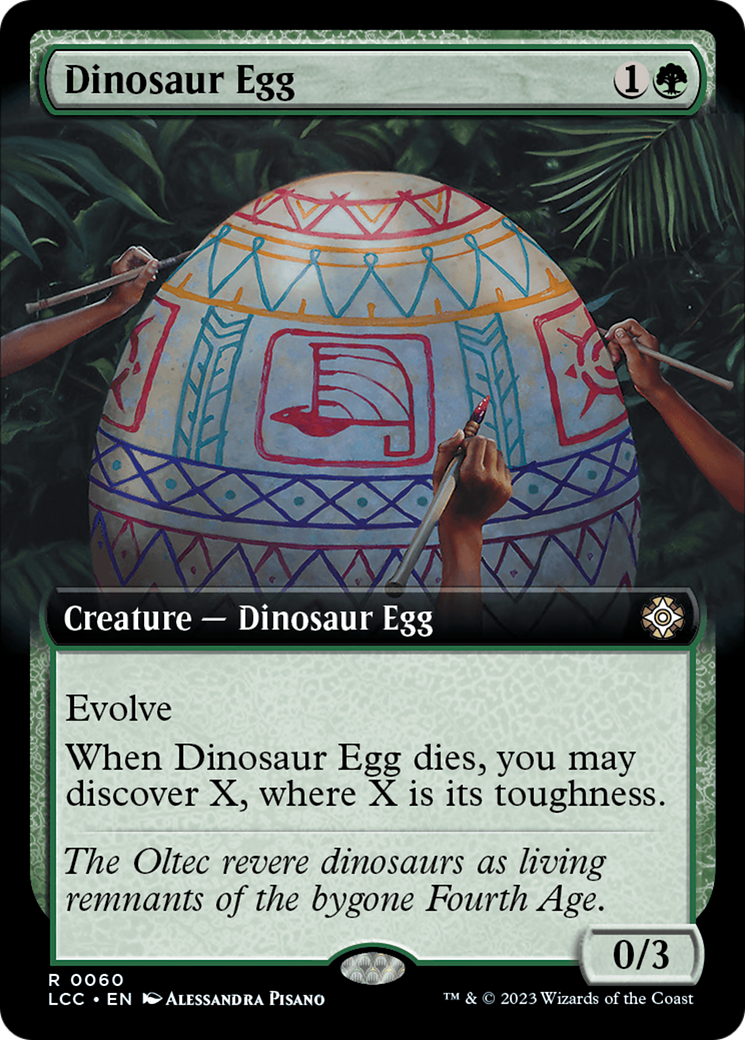 Dinosaur Egg (Extended Art) (060) - The Lost Caverns of Ixalan Commander