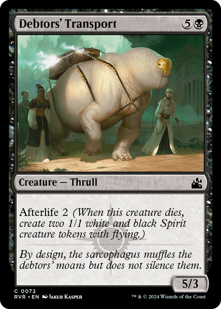 Debtors' Transport (072) Foil - Ravnica Remastered