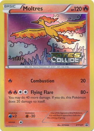 Moltres (XY127) (Staff) [XY: Black Star Promos] | Silver Goblin