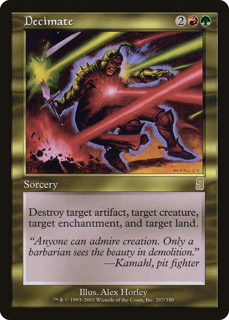 Decimate (287) - Odyssey