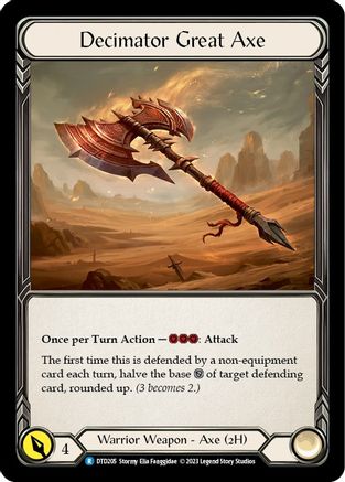 Decimator Great Axe (DTD205) - Dusk till Dawn