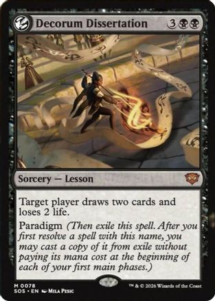Decorum Dissertation (078) Foil - Secrets of Strixhaven