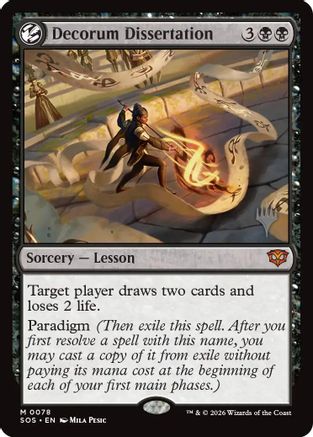 Decorum Dissertation (Promo Pack) (078) - Secrets of Strixhaven
