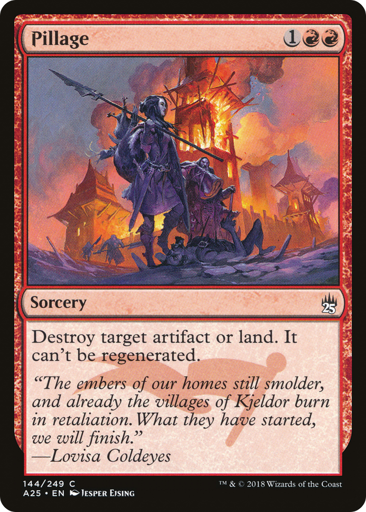 Pillage (144) Foil - Masters 25