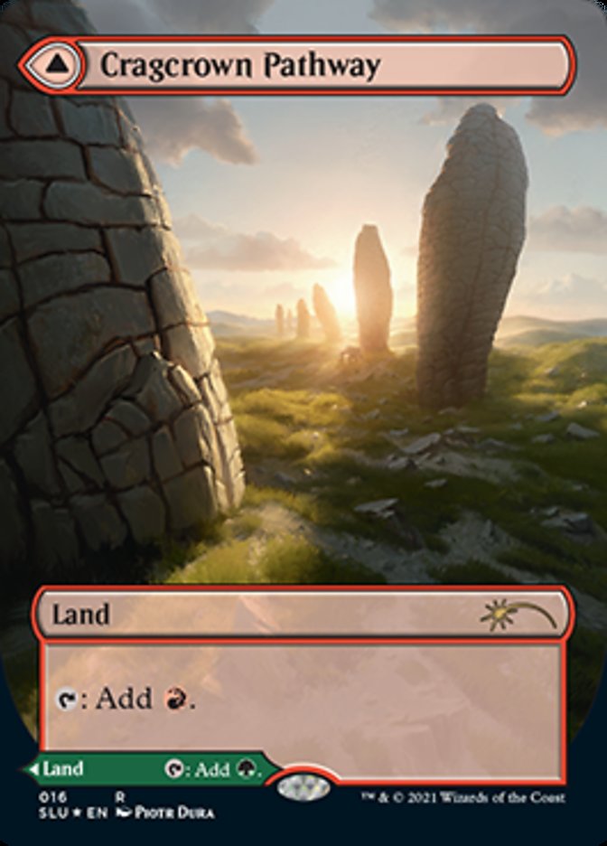Cragcrown Pathway // Timbercrown Pathway (016) Foil - Secret Lair: Ultimate Edition