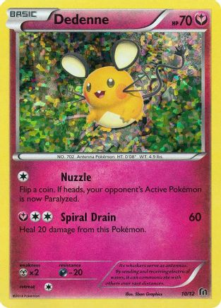Dedenne (10) Holofoil - McDonalds Promos 2016