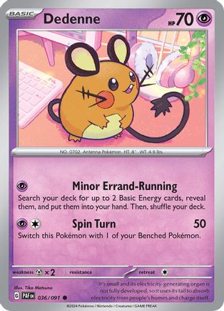 Dedenne (36) - Paldean Fates