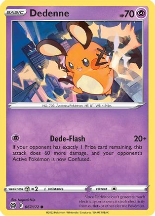 Dedenne (67) Reverse Holofoil - Brilliant Stars