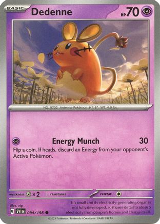 Dedenne (94) Reverse Holofoil - Scarlet & Violet