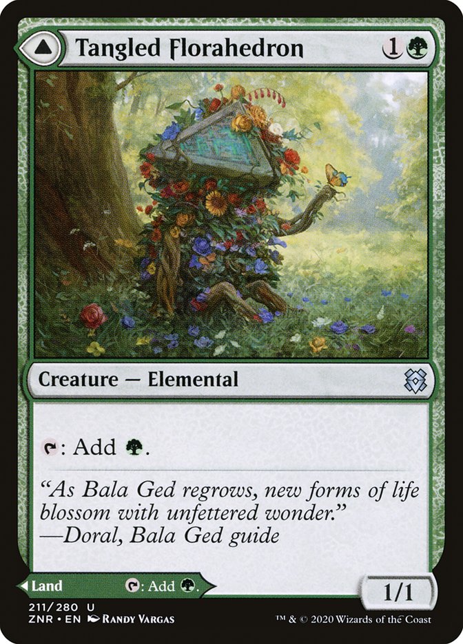 Tangled Florahedron (211) Foil - Zendikar Rising