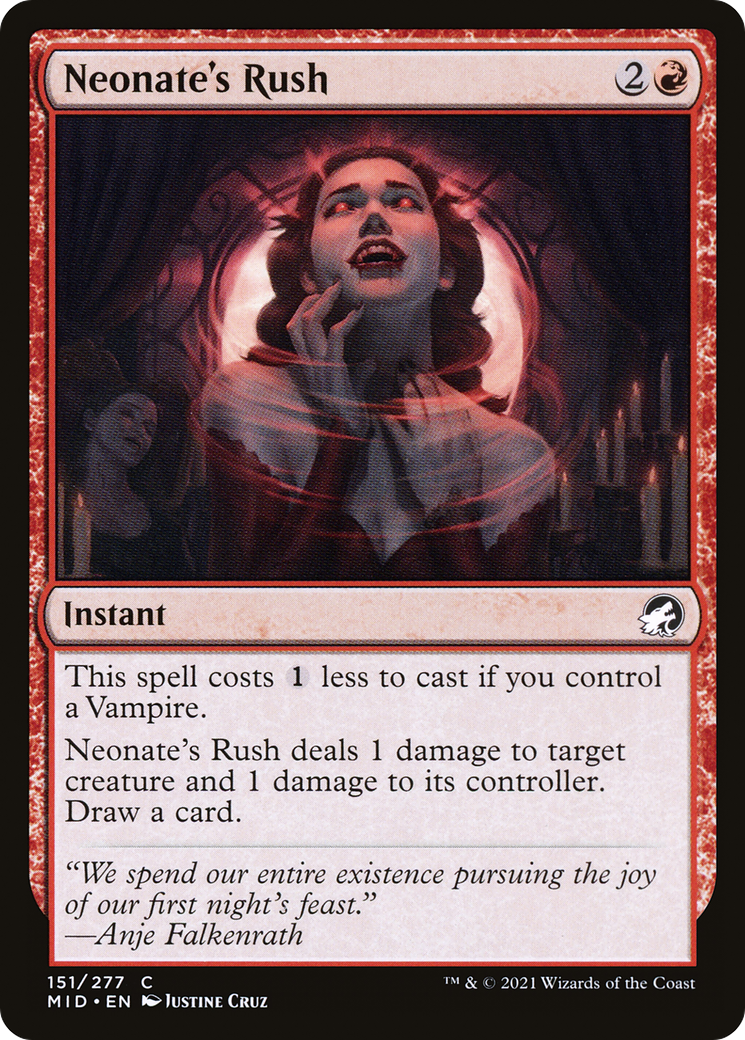 Neonate's Rush (151) Foil - Innistrad: Midnight Hunt