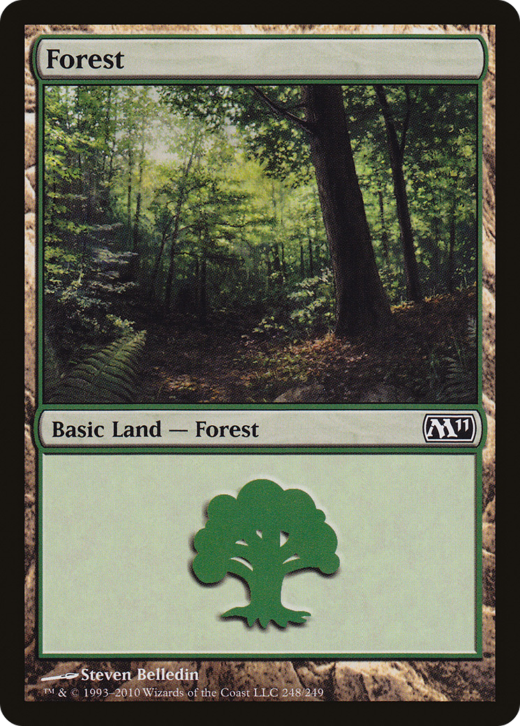 Forest (248) Foil - Magic 2011