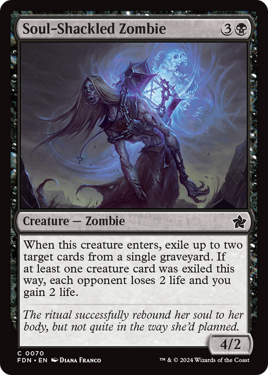 Soul-Shackled Zombie [Foundations] Foil
