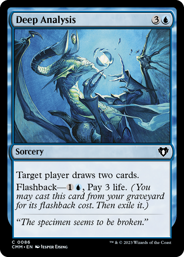 Deep Analysis (086) Foil - Commander Masters