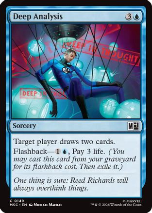 Deep Analysis (149) Surge Foil - Commander: Marvel Super Heroes