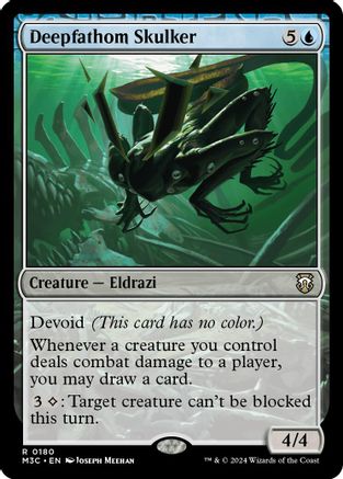 Deepfathom Skulker (180) Ripple Foil - Commander: Modern Horizons 3
