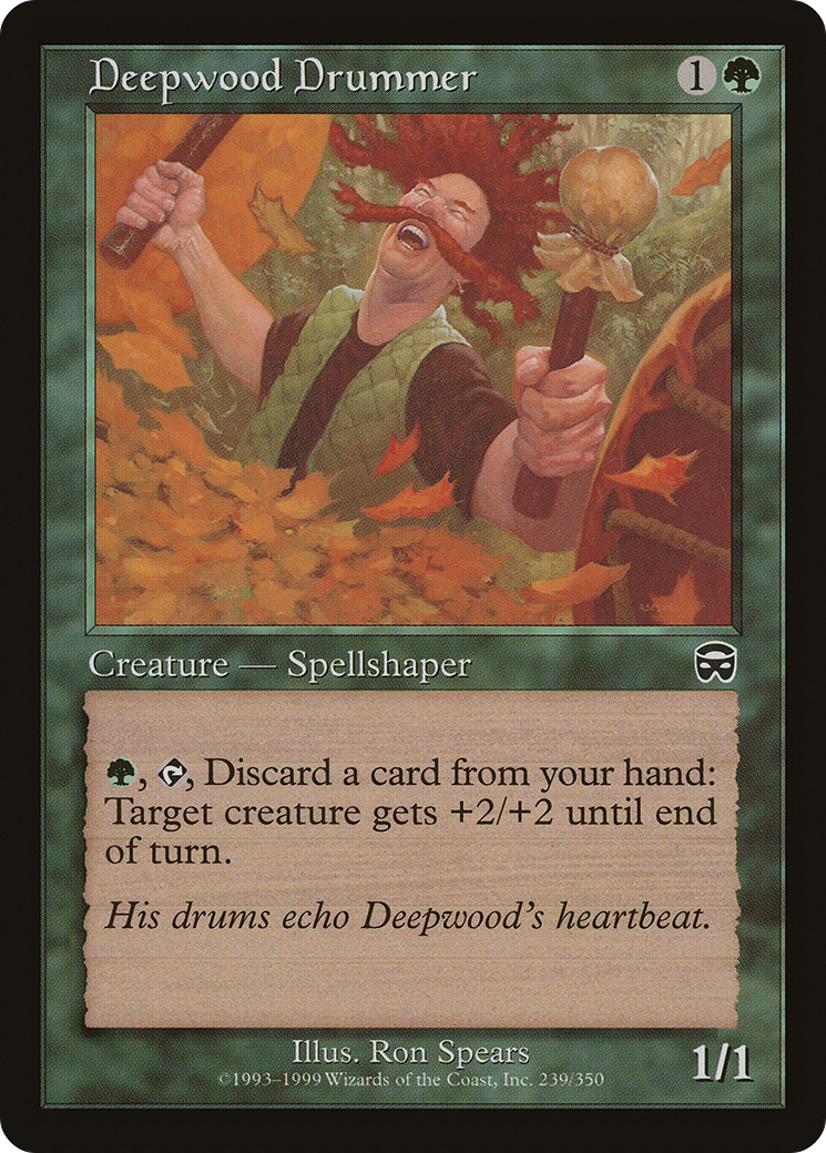 Deepwood Drummer (239) - Mercadian Masques
