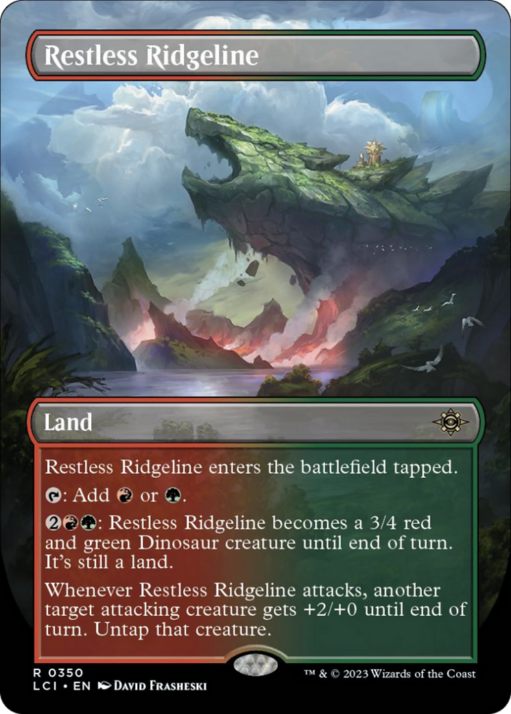 Restless Ridgeline (Borderless) [The Lost Caverns of Ixalan] | Silver Goblin