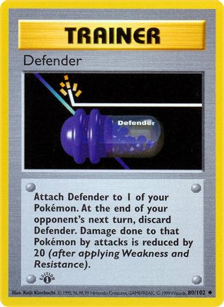 Defender (80) (Unlimited) - Base Set (Shadowless)