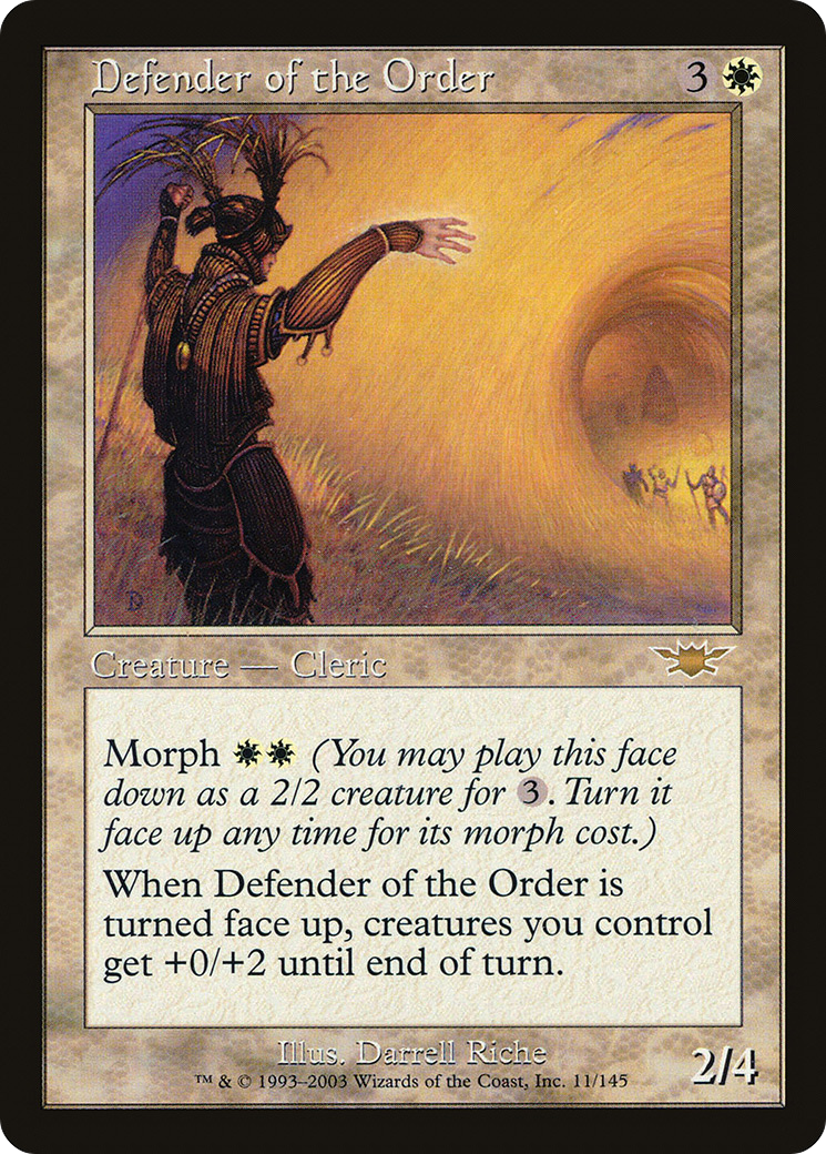 Defender of the Order (011) Foil - Legions