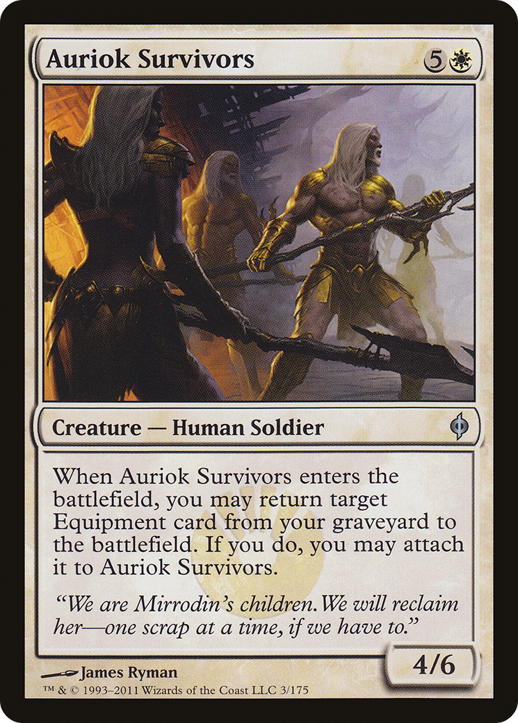 Auriok Survivors (003) Foil - New Phyrexia