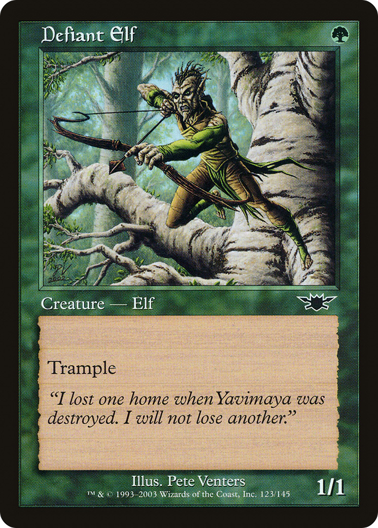 Defiant Elf (123) - Legions