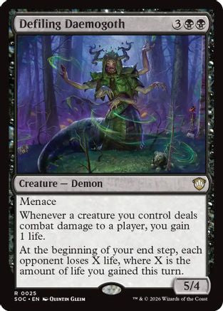 Defiling Daemogoth (025) - Commander: Secrets of Strixhaven