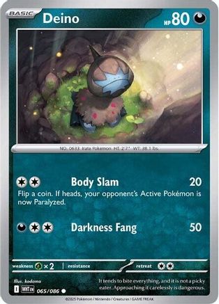 Deino (65) Reverse Holofoil - White Flare