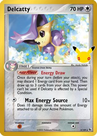 Delcatty (Classic Collection) (5) Holofoil - 30th Celebration
