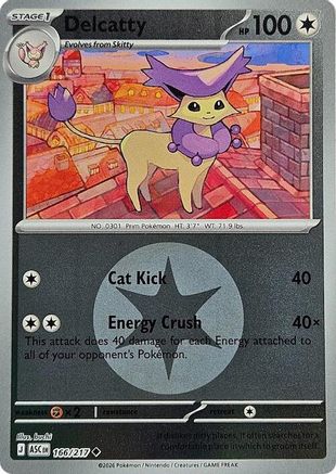 Delcatty (Energy Symbol Pattern) (166) Reverse Holofoil - Ascended Heroes