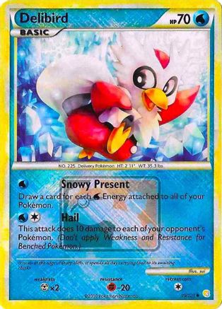 Delibird (League Promo) (39) Reverse Holofoil - League & Championship Cards