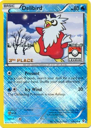 Delibird (Pokemon League) [3rd Place] (38) Reverse Holofoil - League & Championship Cards