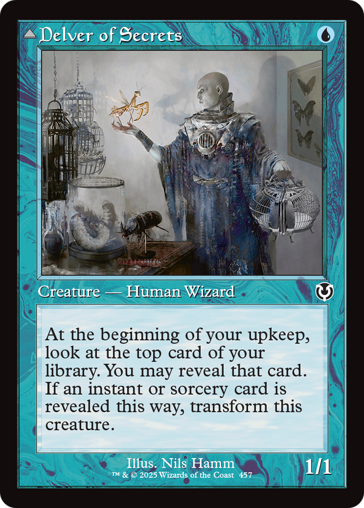 Delver of Secrets // Insectile Aberration (Retro) (457) Foil - Innistrad Remastered