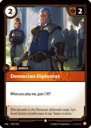 Demacian Diplomat (092) - Unleashed