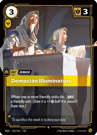 Demacian Illuminators (131) Foil - Radiance