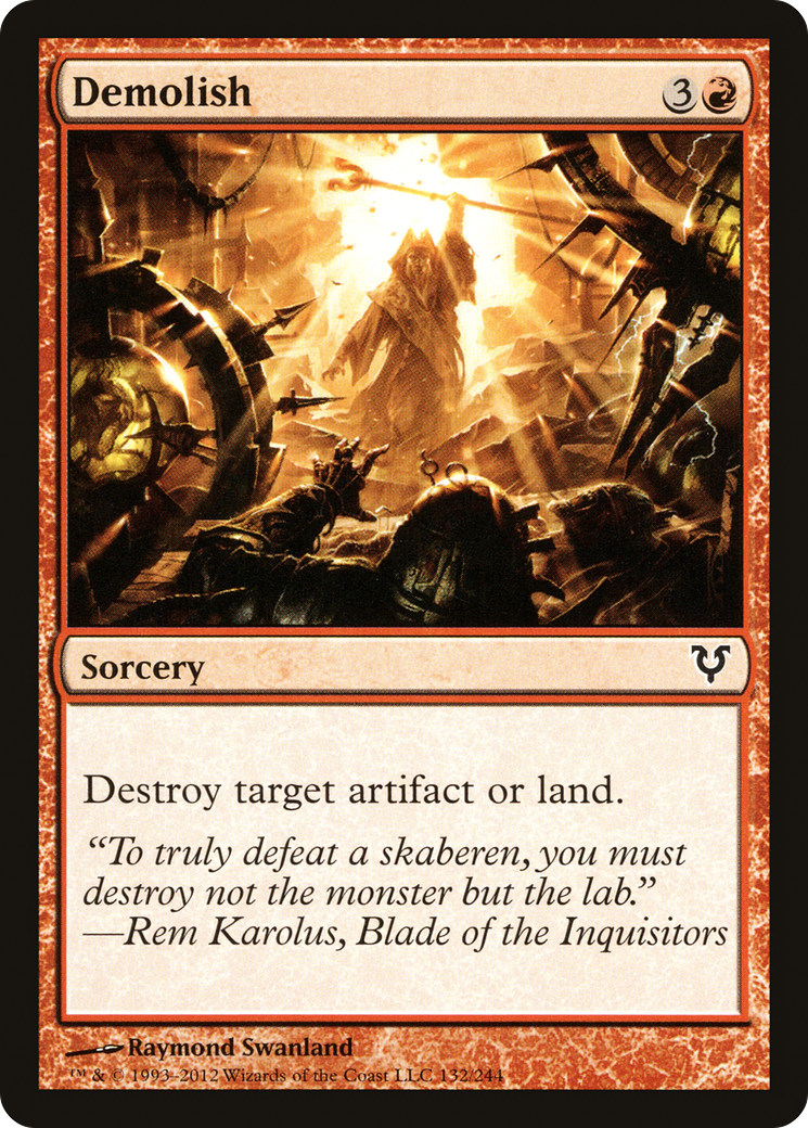 Demolish (132) Foil - Avacyn Restored