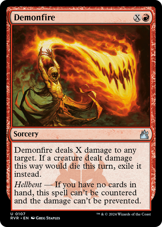 Demonfire (107) Foil - Ravnica Remastered
