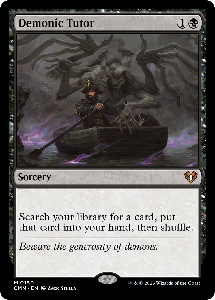 Demonic Tutor (150) - Commander Masters