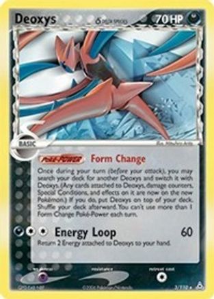 Deoxys (Delta Species - Attack Forme) (3) Holofoil - Holon Phantoms
