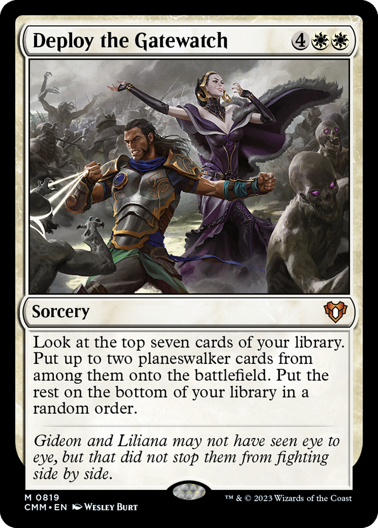 Deploy the Gatewatch (819) - Commander Masters