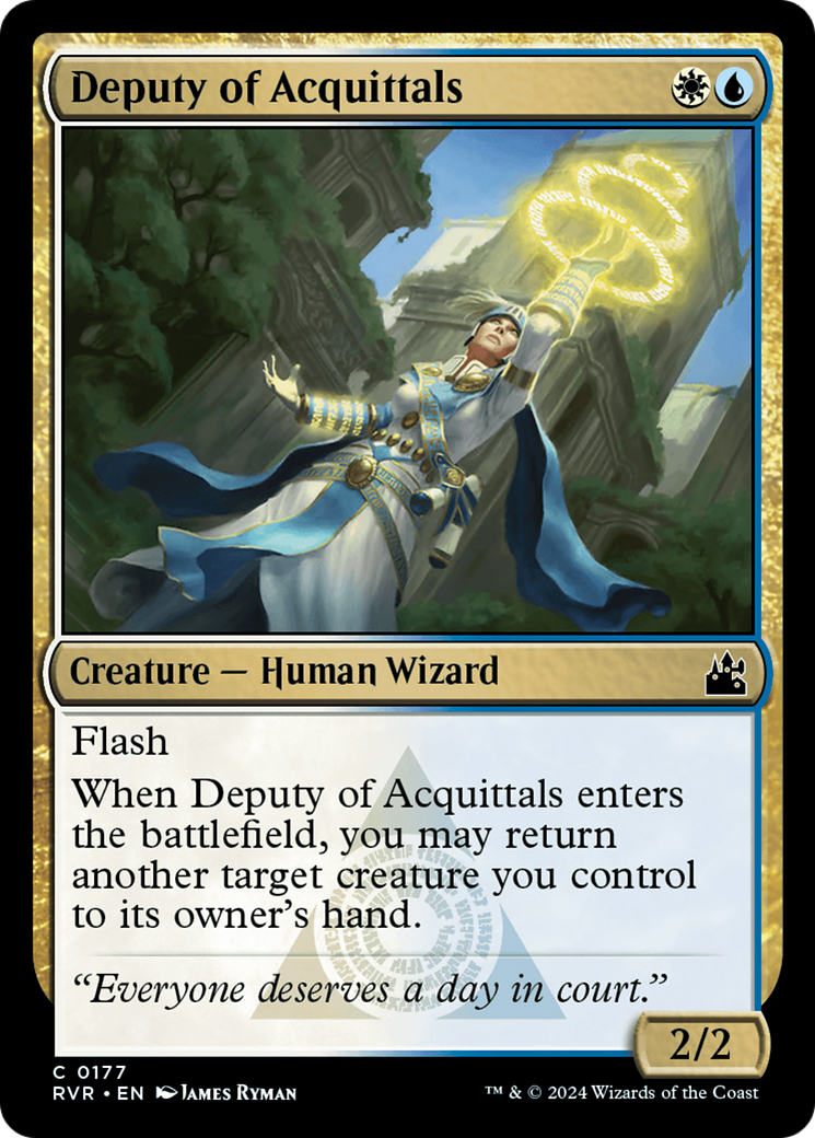 Deputy of Acquittals (177) Foil - Ravnica Remastered