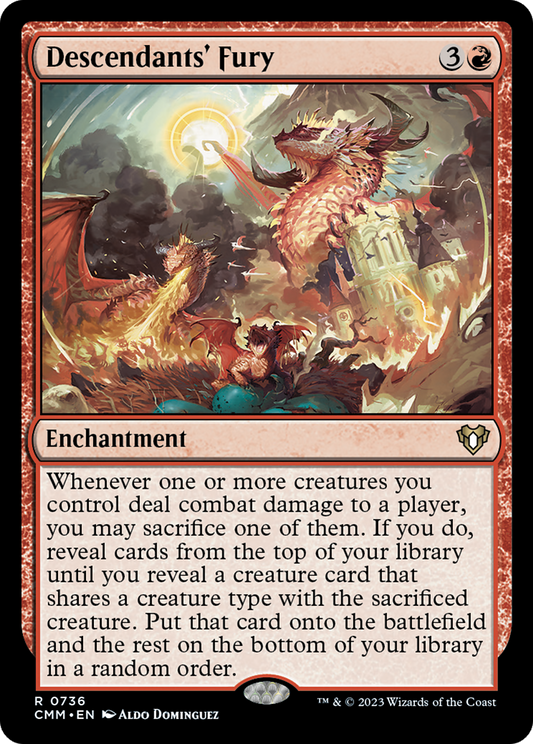 Descendants' Fury (736) - Commander Masters