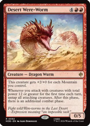 Desert Were-Worm (092) - The Hobbit