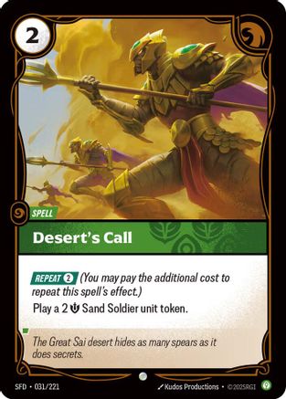 Desert's Call (031) - Spiritforged