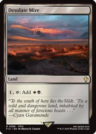 Desolate Mire (386) Surge Foil - Commander: FINAL FANTASY